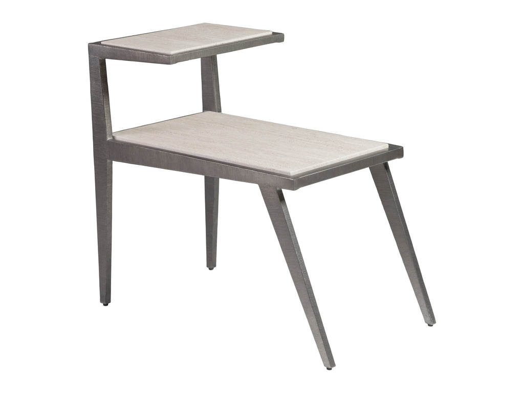 Adamo Silver Gray Side Table | Artistica Home - 01-2273-955