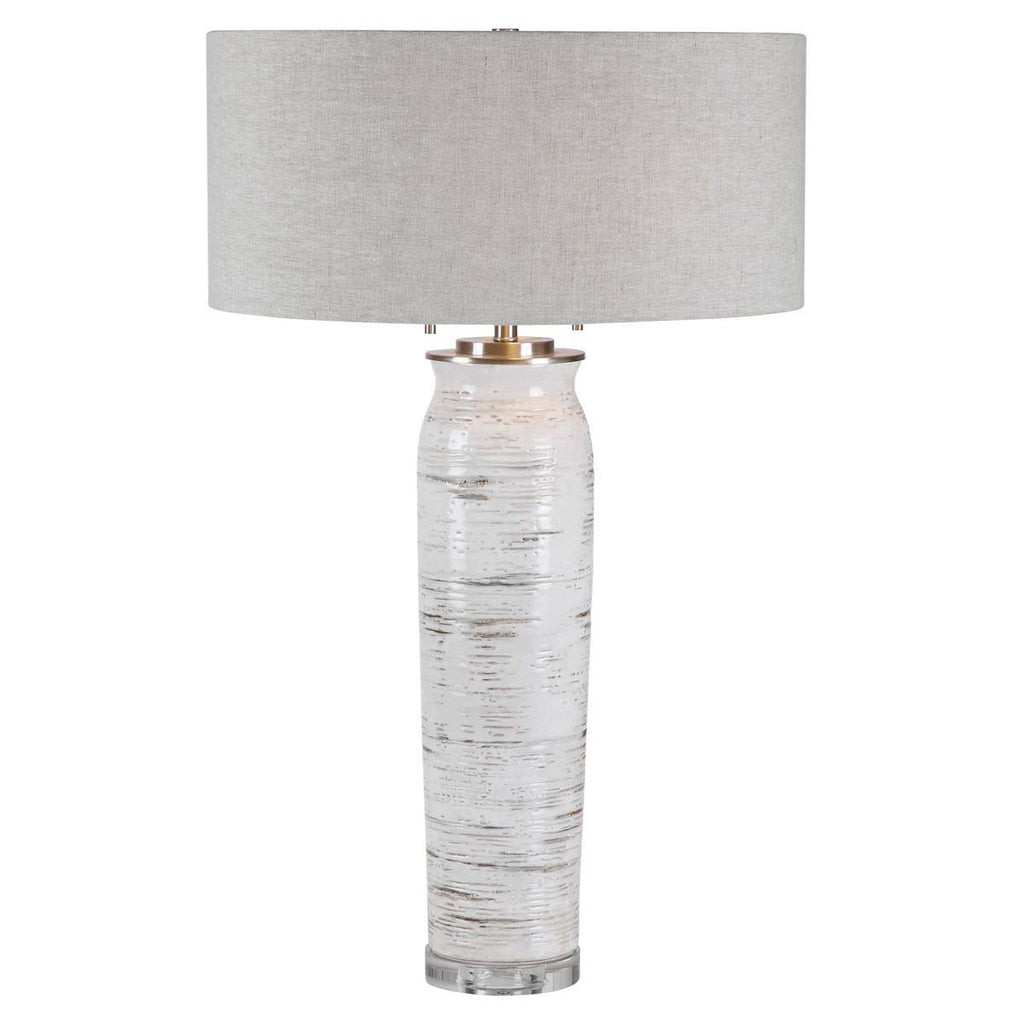 Uttermost Lenta White Table Lamp
