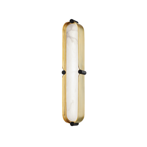 Hudson Valley Lighting Small Led Bath Bracket - Aged Brass/Black