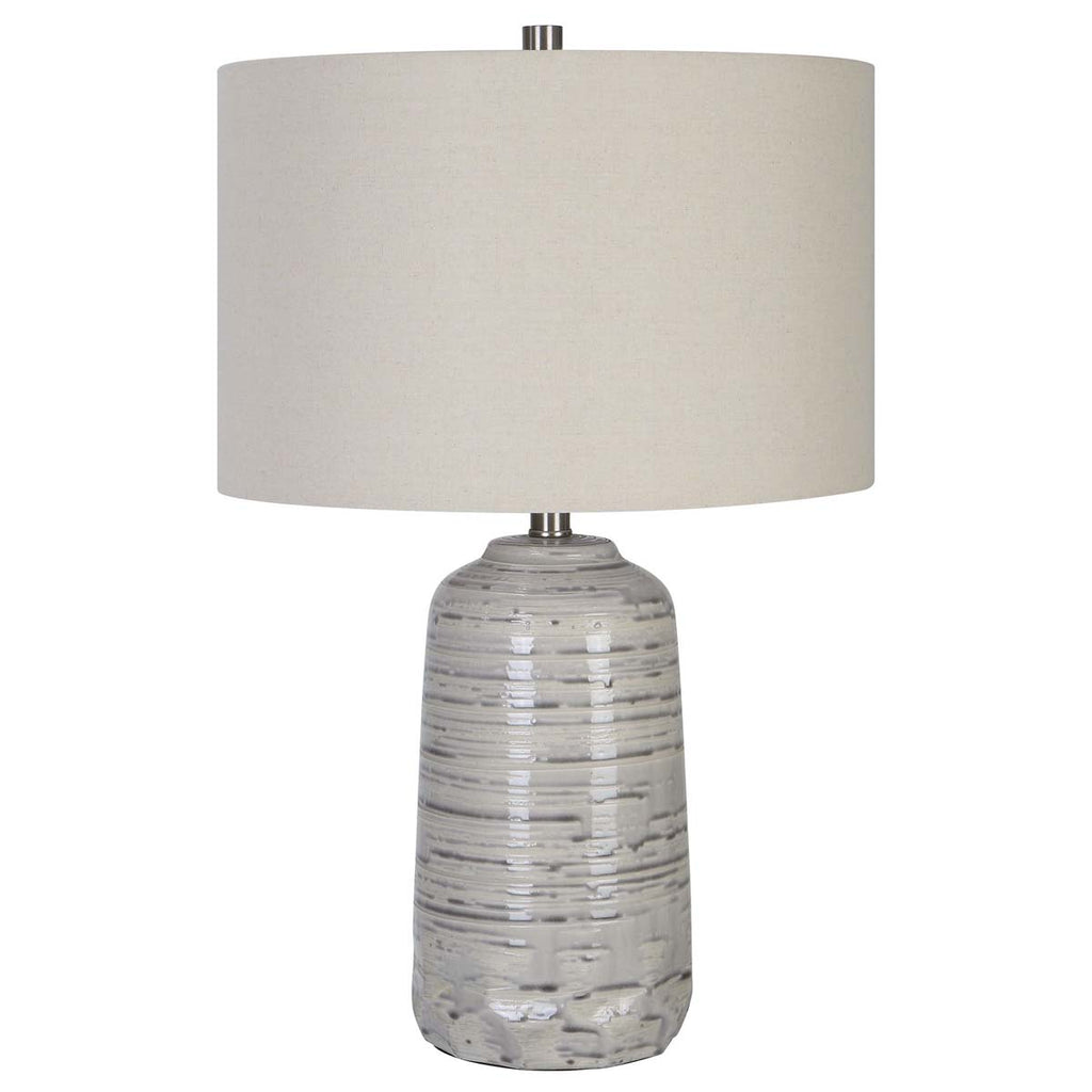 Uttermost Cyclone Ivory Table Lamp