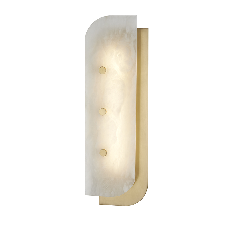 Hudson Valley Lighting Large Led Wall Sconce - Aged Brass