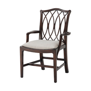 The Trellis Dining Armchair | Theodore Alexander - 4100-486.1BFF