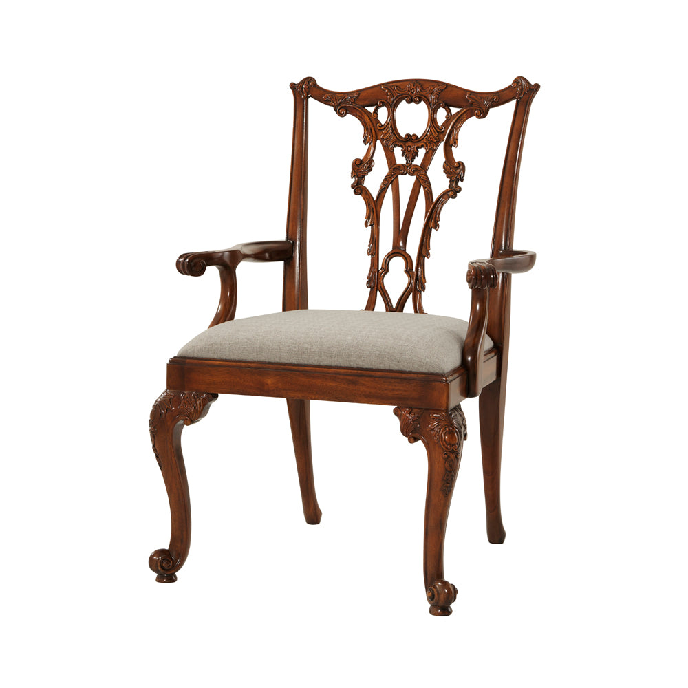 Seated in Rococo Splendour Armchair | Theodore Alexander - 4100-502.1AQP