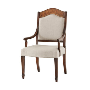 Sheraton's Satinwood Armchair | Theodore Alexander - 4105-045.1BFD