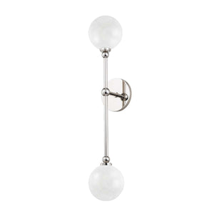 Hudson Valley Lighting 2 Light Wall Sconce - Polished Nickel