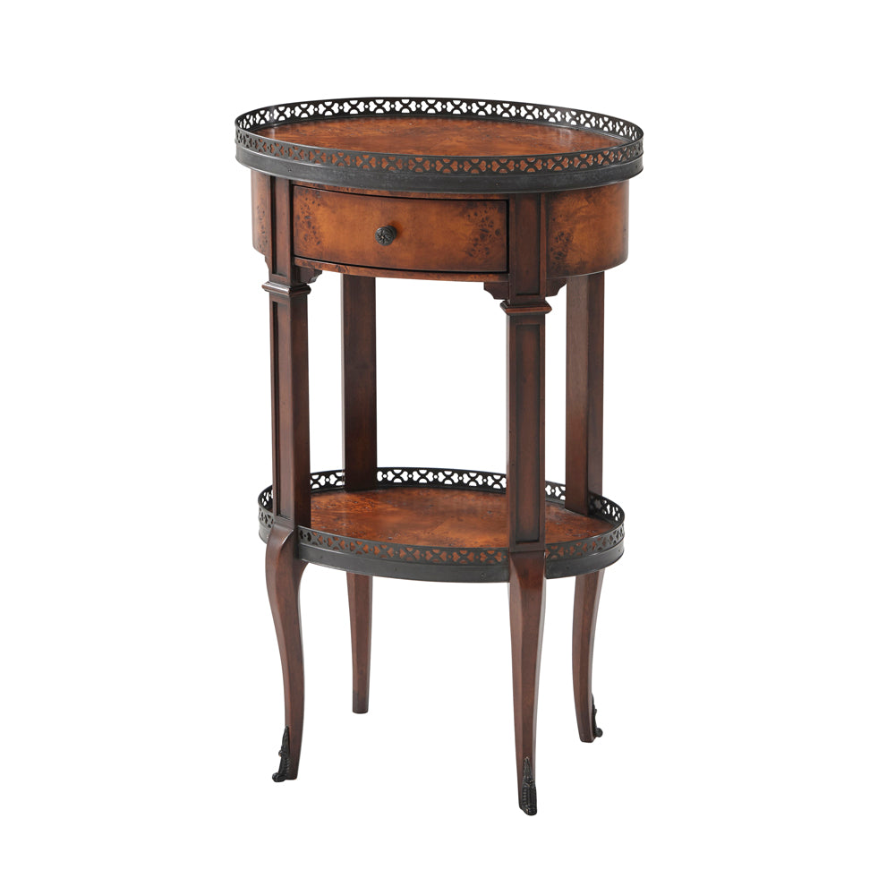 Delicate and Pierced Accent Table | Theodore Alexander - 5000-113