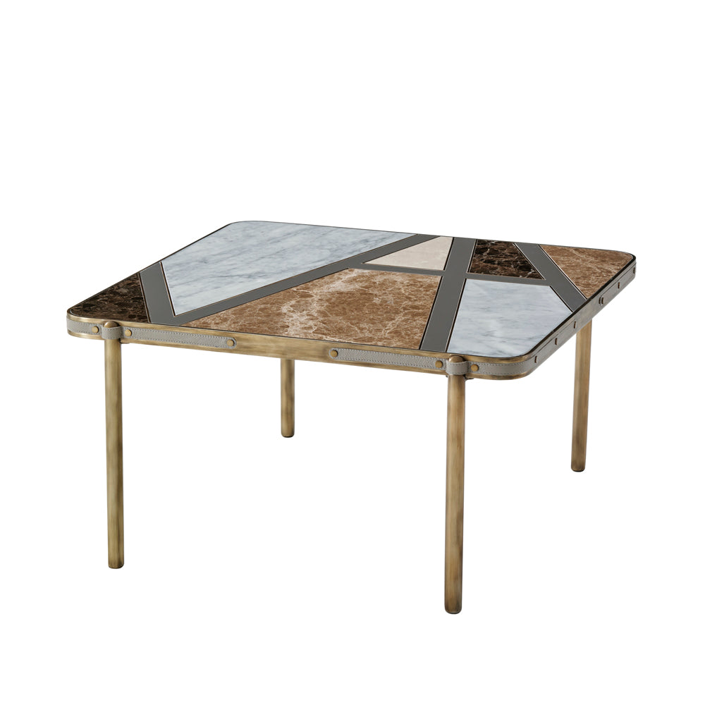 Iconic Square Cocktail Table | Theodore Alexander - 5129-029