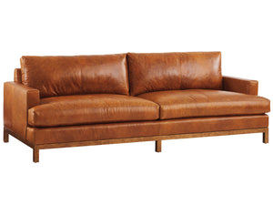 Horizon Leather Sofa - Calais Brass | Barclay Butera - 5178-33-02