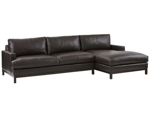 Horizon Leather Sectional | Barclay Butera - 5178-50S-01-40