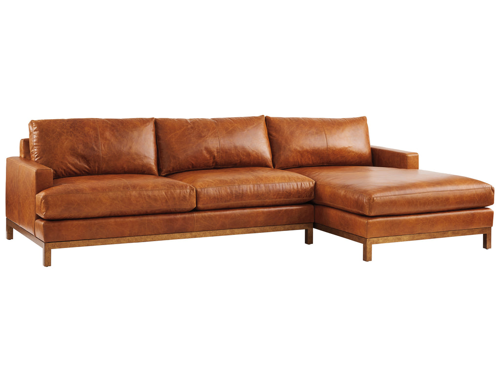 Horizon Leather Sectional | Barclay Butera - 01-5178-51S-02-40