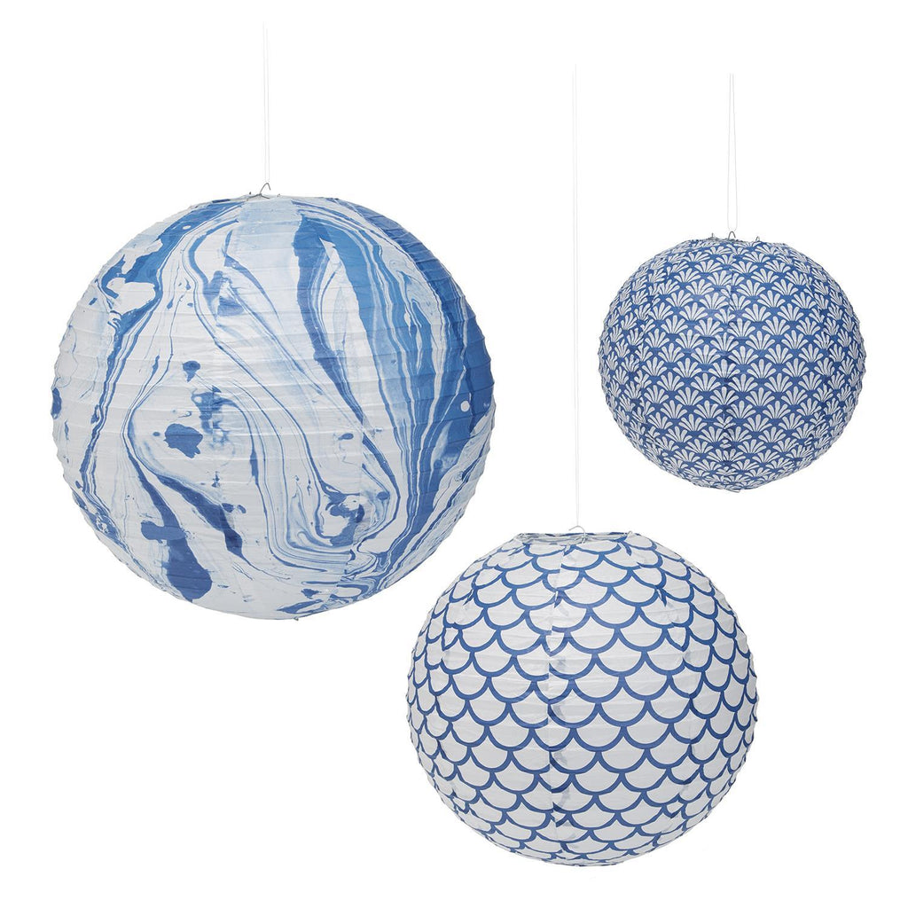 Two's Company Pattern Play Lanterns in Gift Box (set of 3)