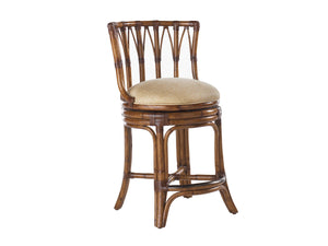 South Beach Swivel Counter Stool | Tommy Bahama Home - 531-815-01