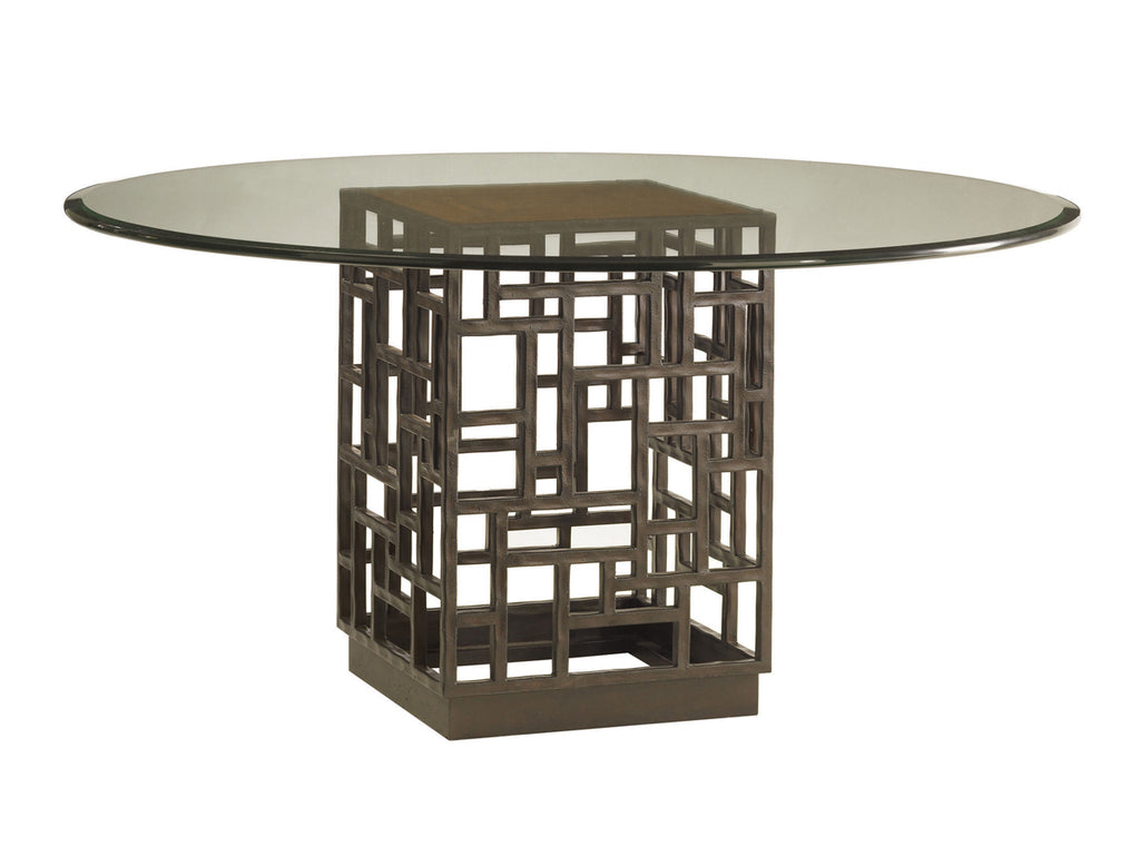 South Sea Dining Table With 54 Inch Glass Top | Tommy Bahama Home - 01-0536-875-54C