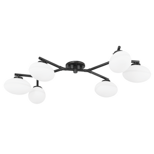 Hudson Valley Lighting 6 Light Semi Flush - Old Bronze