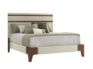 Mandarin Upholstered Panel Bed 6/6 King | Tommy Bahama Home - 556-134C