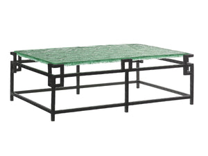 Hermes Reef Glass Top Cocktail Table | Tommy Bahama Home - 556-947C