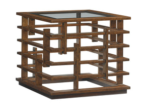 Nobu Square Lamp Table | Tommy Bahama Home - 556-954