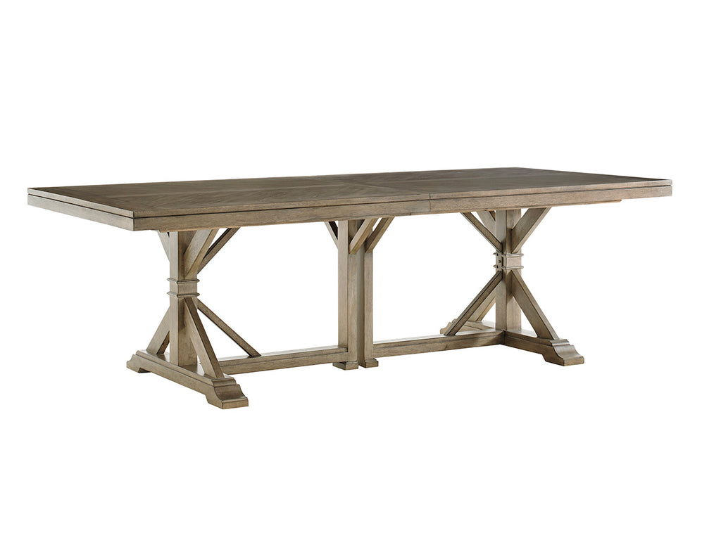 Pierpoint Double Pedestal Dining Table | Tommy Bahama Home - 01-0561-876C