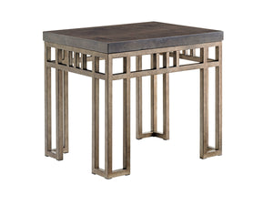 Montera Travertine End Table | Tommy Bahama Home - 561-953