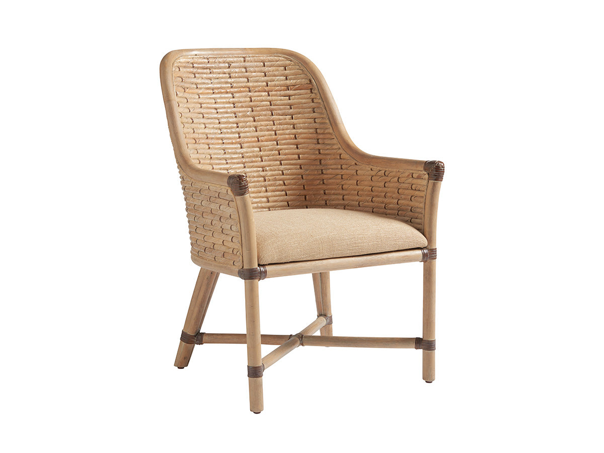Keeling Woven Arm Chair Tommy Bahama Home 566-883-01