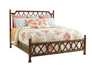 Island Breeze Rattan Bed 5/0 Queen | Tommy Bahama Home - 593-133C