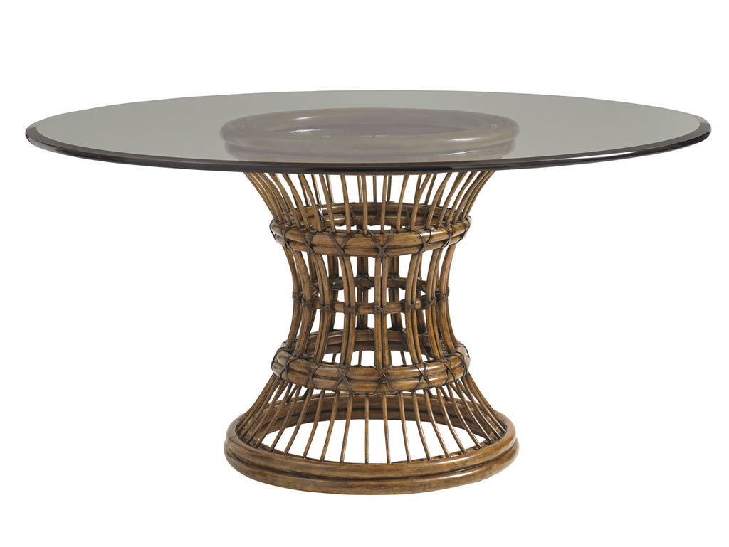 Latitude Dining Table With 60 Inch Glass Top | Tommy Bahama Home - 01-0593-875-60C