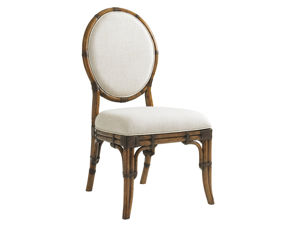 Gulfstream Oval Back Side Chair | Tommy Bahama Home - 01-0593-880-01