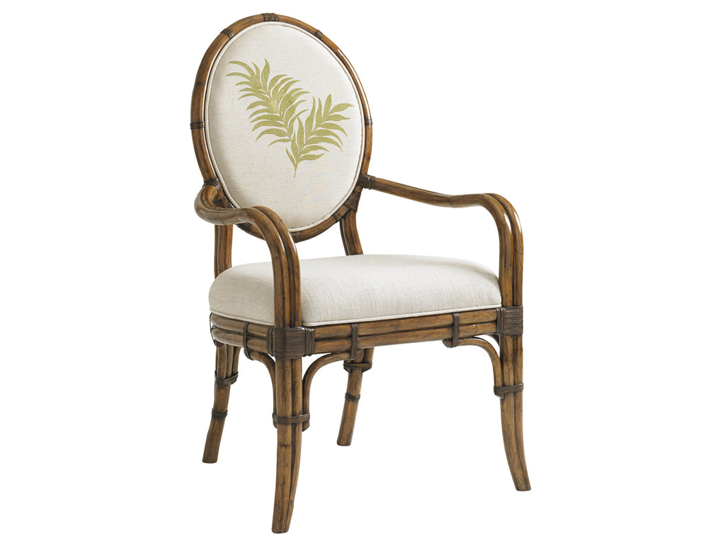 Gulfstream Oval Back Arm Chair | Tommy Bahama Home - 01-0593-881-02