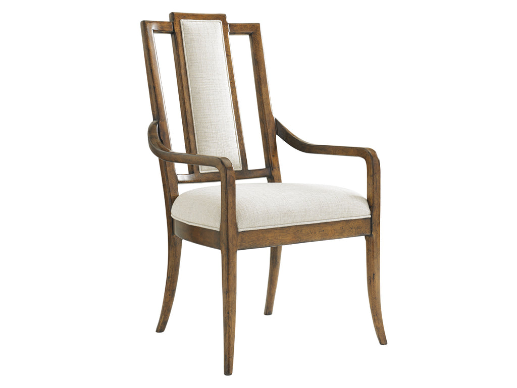 St. Barts Splat Back Arm Chair | Tommy Bahama Home - 01-0593-883-01