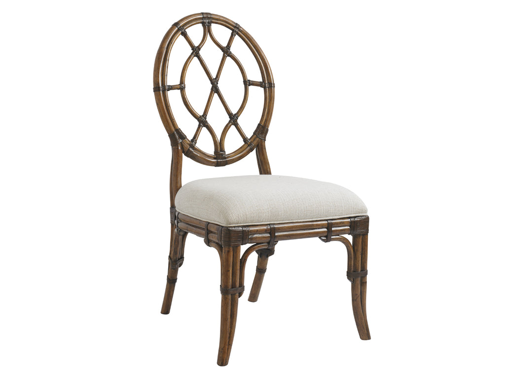 Cedar Key Oval Back Side Chair | Tommy Bahama Home - 01-0593-886-01