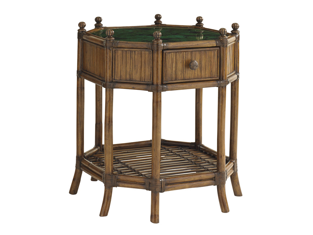 Flamingo Octagonal End Table | Tommy Bahama Home - 01-0593-951
