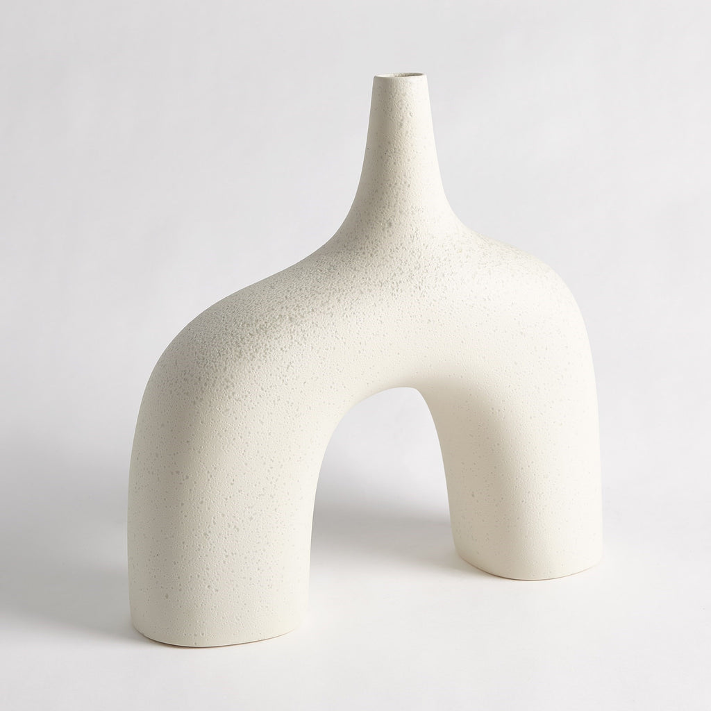 Stretch Vase-Cream Stone-Lg | Global Views - 7.10443
