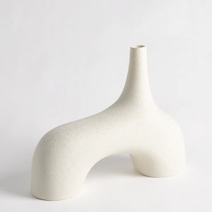 Stretch Vase-Cream Stone-Sm | Global Views - 7.10444