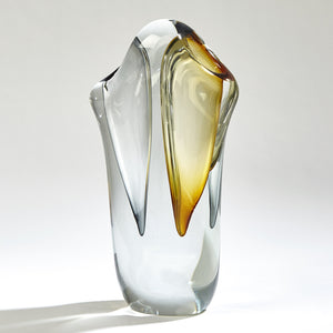 Duet Vase-Amber/Grey-Lg | Global Views - 7.80623