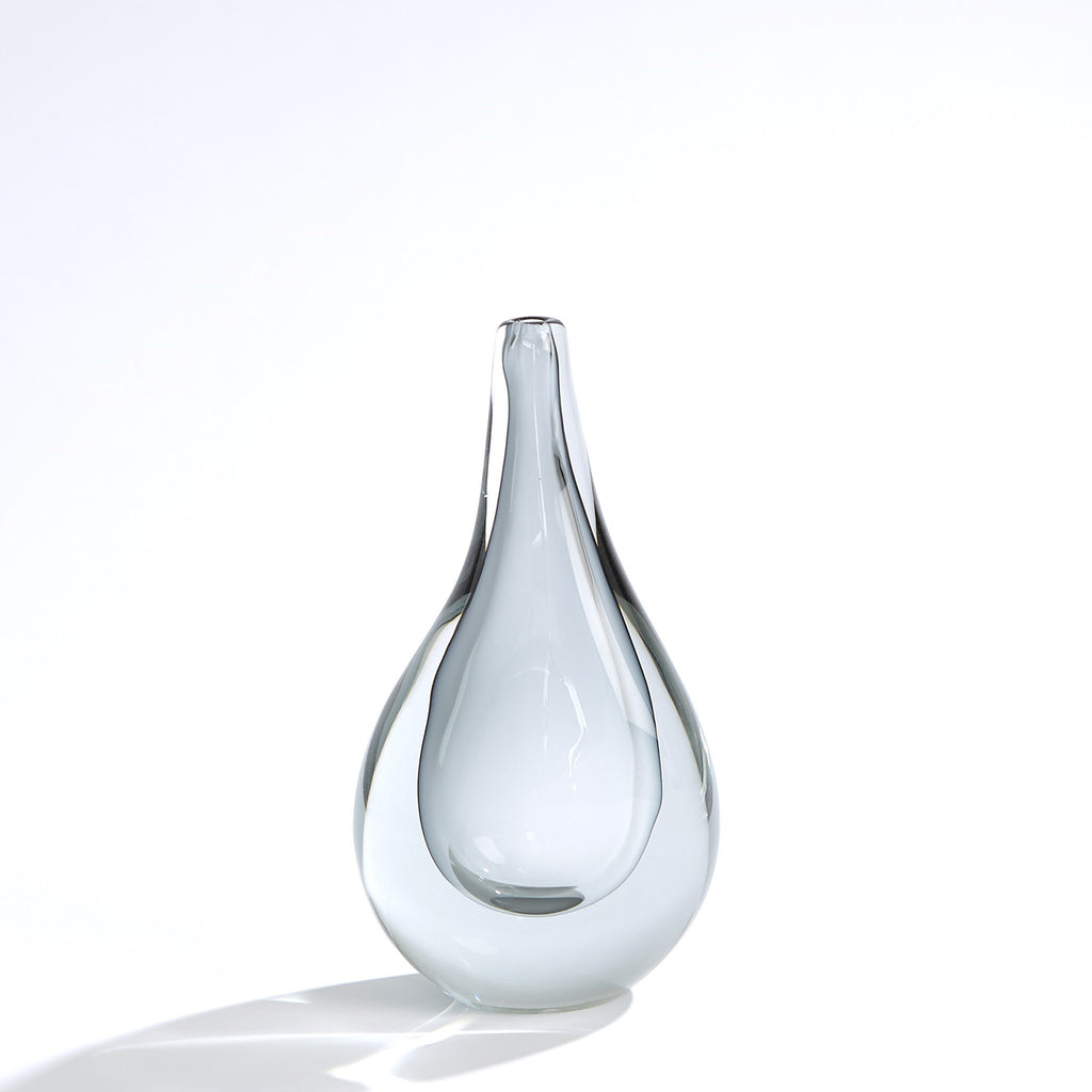 Stretched Neck Vase-Grey-Sm | Global Views - 7.80640