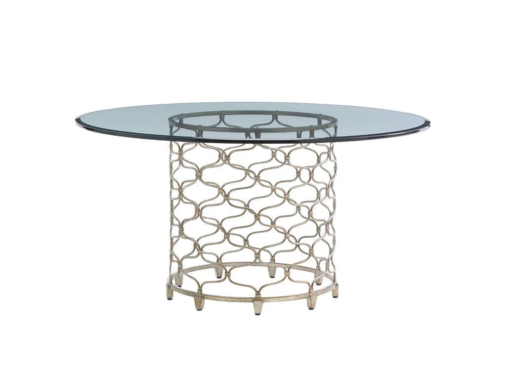 Bollinger Round Dining Table With 60 Inch Glass Top | Lexington - 01-0721-875-60C