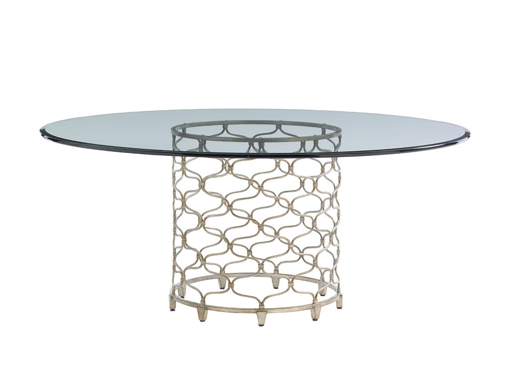 Bollinger Round Dining Table With 72 Inch Glass Top | Lexington - 01-0721-875-72C
