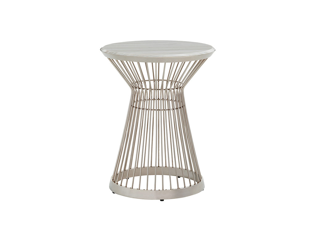 Martini Stainless Accent Table | Lexington - 01-0732-950C