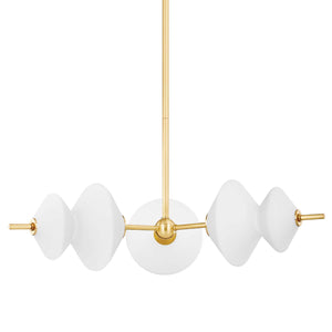 Hudson Valley Lighting 3 Light Chandelier - Aged Brass