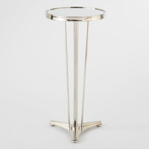 French Moderne Side Table-Nickel  | Global Views - 8.80508