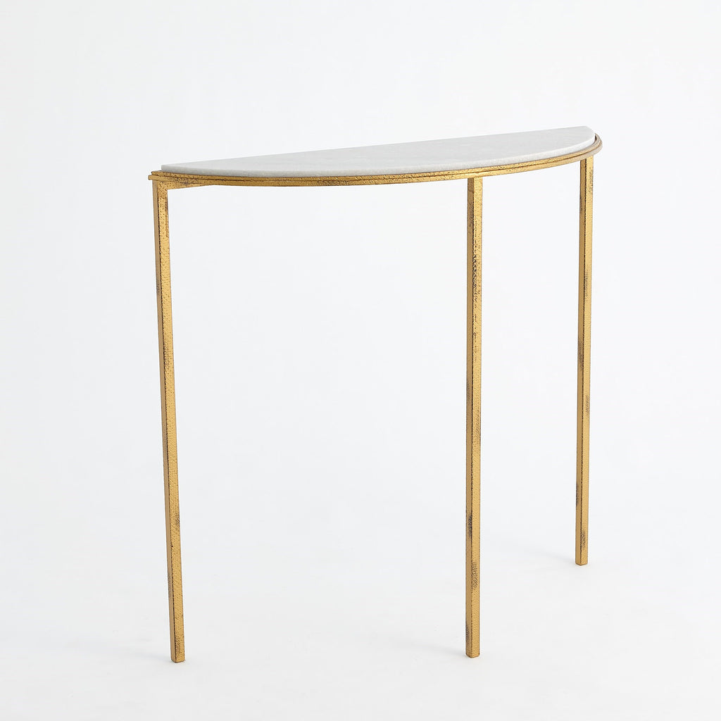 Hammered Gold Console | Global Views - 9.91770