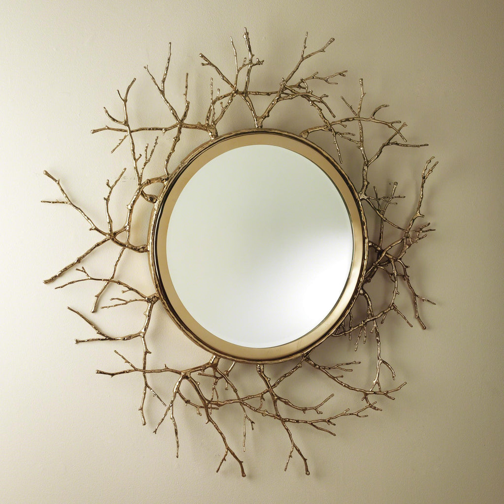 Twig Mirror-Brass | Global Views - 9.92243