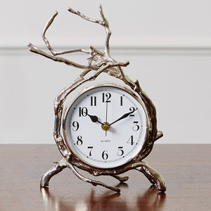 Twig Clock-Nickel | Global Views - 9.92884