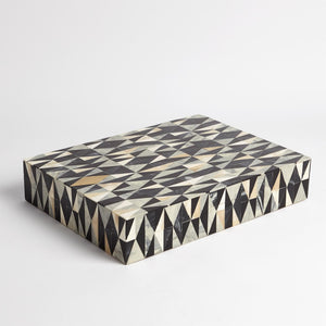 Brass Diamond Box-Lg | Global Views - 9.93235