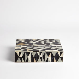 Brass Diamond Box-Sm | Global Views - 9.93236