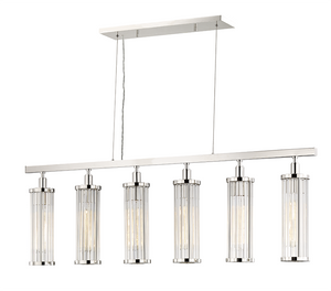 Hudson Valley Lighting 6 Light Island Light - Polished Nickel