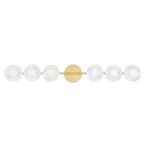Hudson Valley Lighting 6 Light Bath Bracket - Aged Brass
