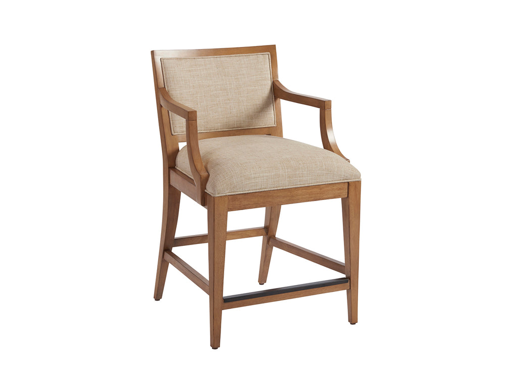 Eastbluff Upholstered Counter Stool | Barclay Butera - 01-0920-895-01