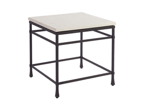 Breakwater Metal And Stone Lamp Table | Barclay Butera - 920-955