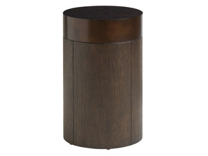 Black Diamond Round End Table | Barclay Butera - 930-950